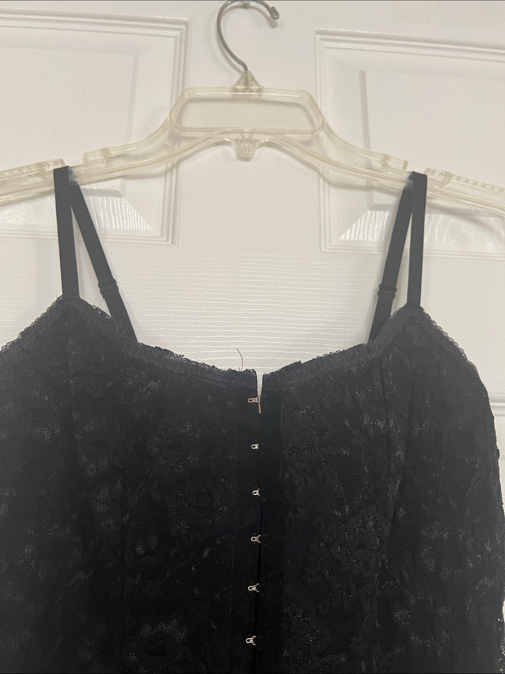 Forever 21 Black Lace Hook-and-Eye Closure Cami XS - Picture 3 of 12